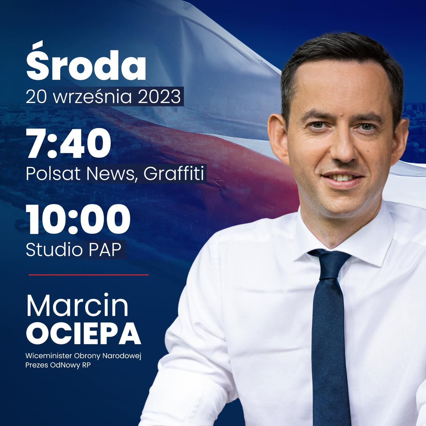 Wystąpienia medialne – 20.09