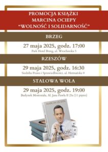 Zaproszenie na spotkania 27 i 29 maja